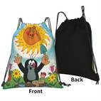 mole drawstring bags shopping bags