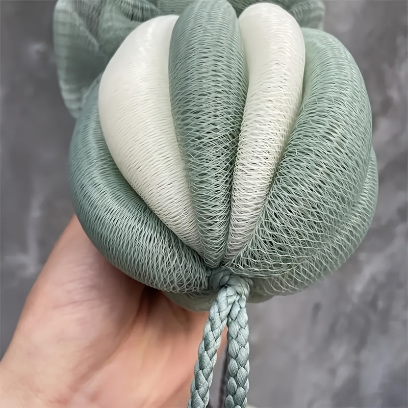 Large Durable Bath Sponge with Mesh Back Scrubber