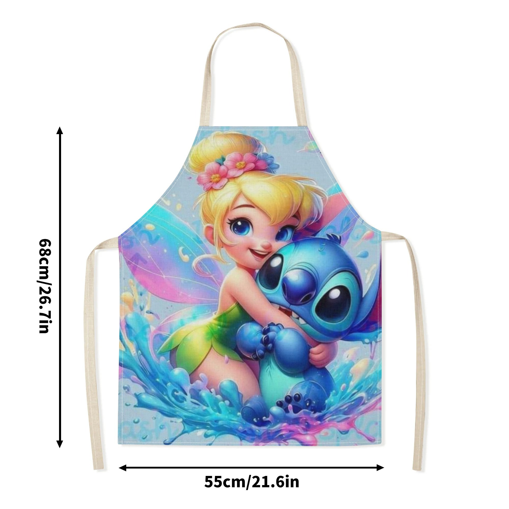 disney   a stylish waterproof apron featuring adorable cartoon designs of  ,  ,  ,  , and more.   beautiful and fashionable, with a simple and elegant style, suitable for hotels, supermarkets, restaurants, fru hops, bubble tea stands, and   home use. details 7