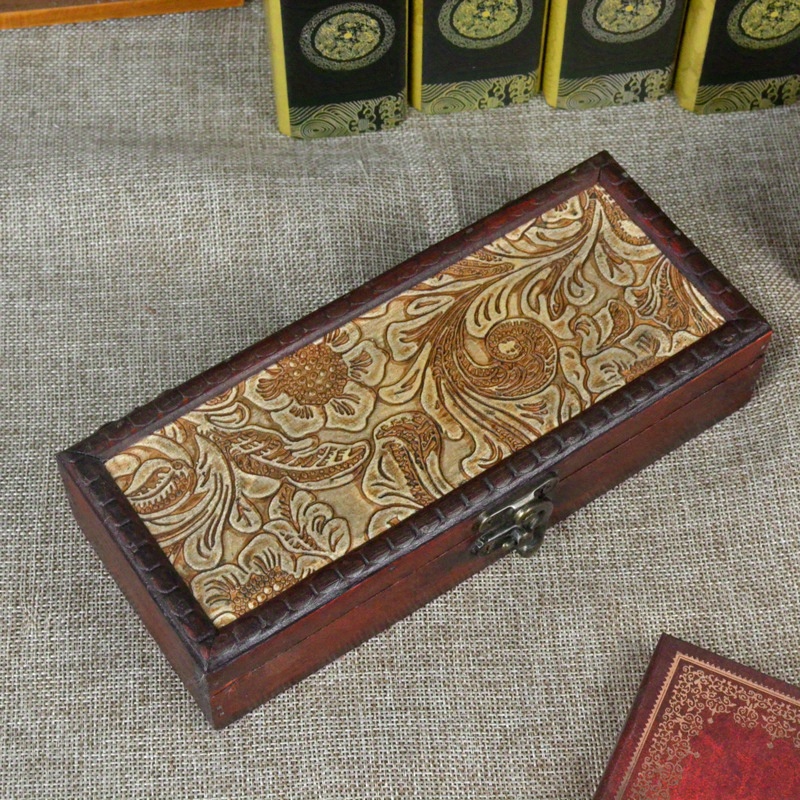 Retro Desktop Miscellaneous Box for Jewelry Storage