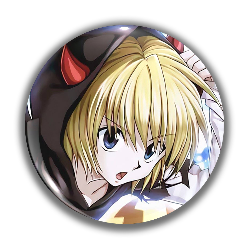 TEMU 2d Flat Badge 1pc, Trendy Style, Latest Design - Men's Fashion/ - Anime Cartoon Round Badge - Unisex - Fun Gift For Family, , - Accessory For