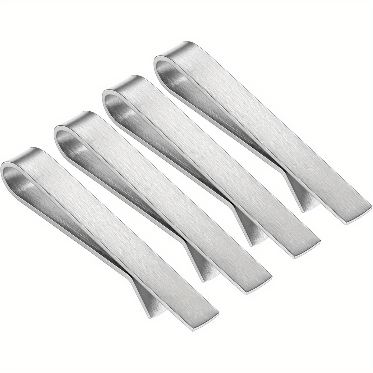 Image of 2 Inch Tie Clips For Men-skinny Tie Bar Tie Set For Wedding Anniversary Business And Best Gift For Dad Husband Brother
