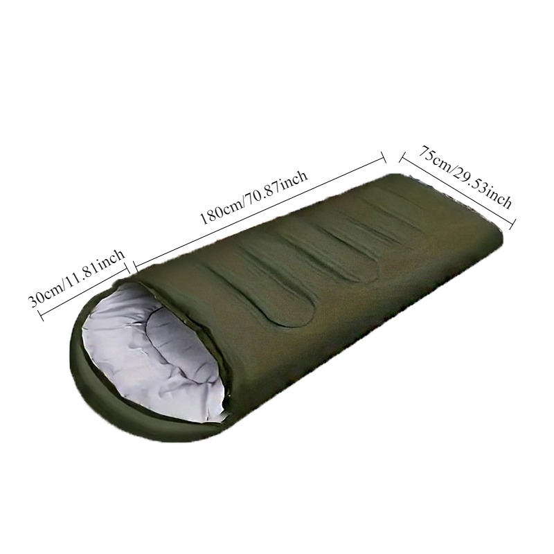 Ultralight Outdoor Warm Sleeping Bag - Compact Design for Camping, Hiking & Winter Adventures | Includes Travel Tote & Inflatable Pillow - Perfect Gift for Backpackers (Green, Red, Pink) - Christmas, Thanksgiving, New Year Deal, Camping Gear, Adventure Travel, Padded Comfort, Durable Polyester