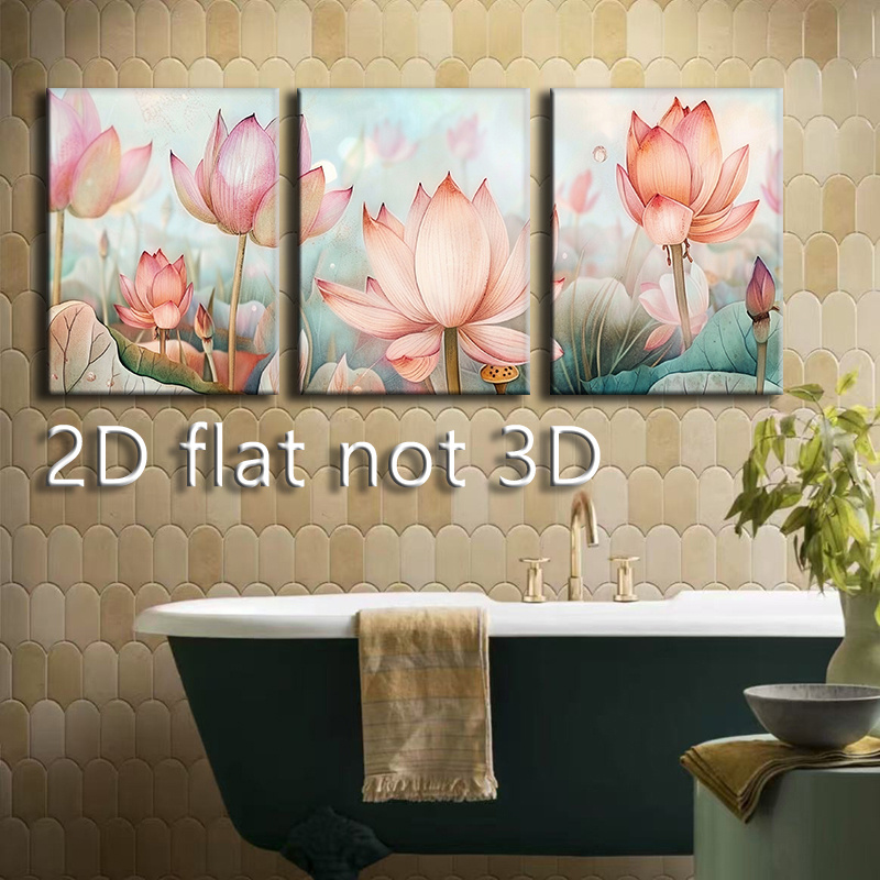 Trayosin Set di 3 poster per soggiorno, motivo floreale estetico, in bianco e nero, decorazione per camera da letto, elegante tela di leone, senza cornice (40 x 60 cm