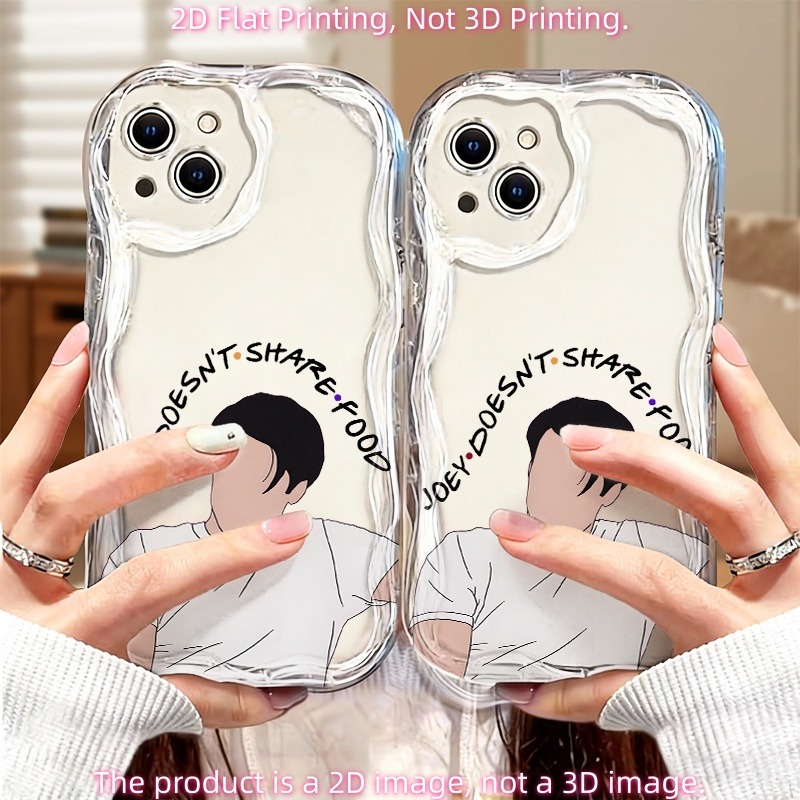 husă telefon - [2d flat]    . husă telefon cu citatul   nu partajează mâncarea cu licență oficială friends, compatibilă cu iphone 17 16 15 14 13 12 11 8 7 se x xr       și cadou amuzant cu meme
