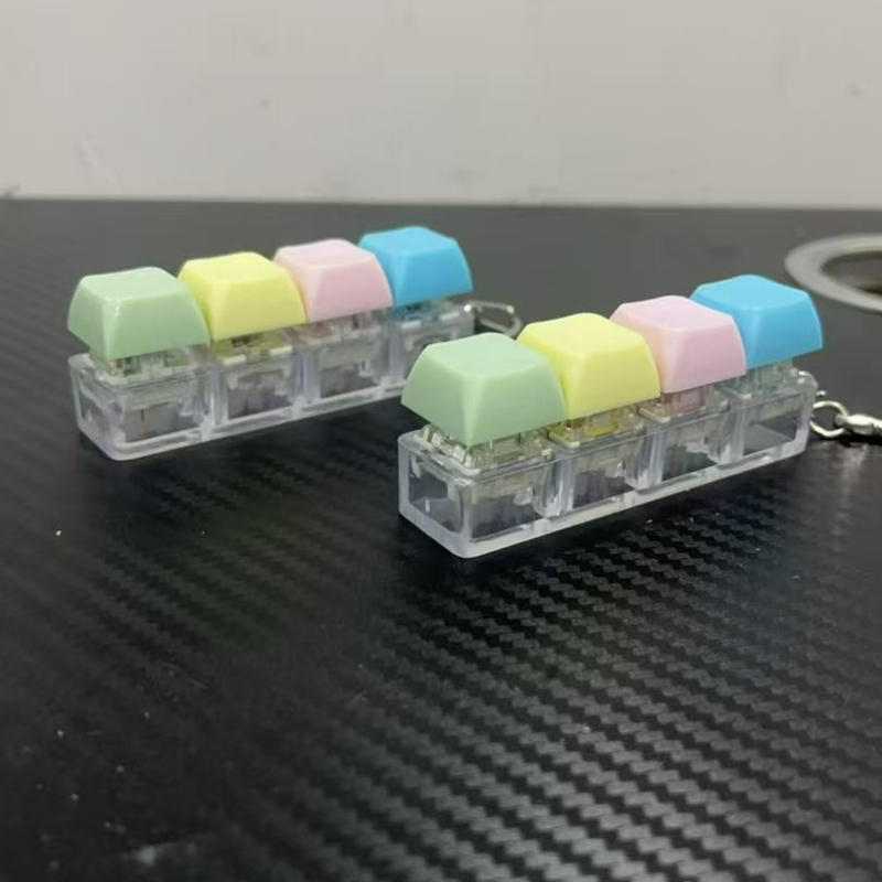 E-shop 2er-Pack Kombi-Schlüsselanhänger (Zufällige Farbe), Schlüsselanhänger-Design, kann an Autoschlüsseln, gehängt werden, nicht elektrisch, Geschenk