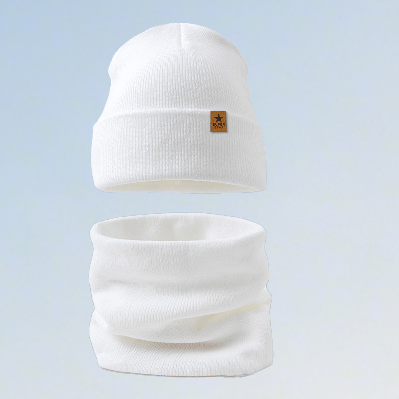 TEMU 2pcs Winter Accessory Set, Suitable For Men And Women. Hat And Scarf, A Warm And Comfortable Matching Set. Perfect For Women' Wear, Suitable For