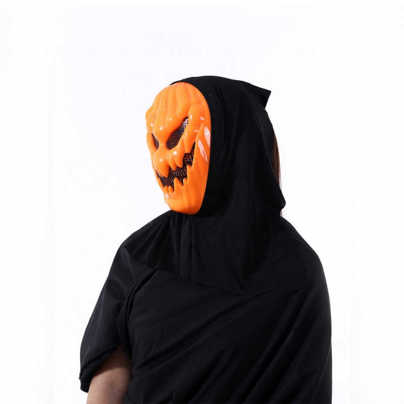 Realistic Pumpkin Face Mask for Halloween