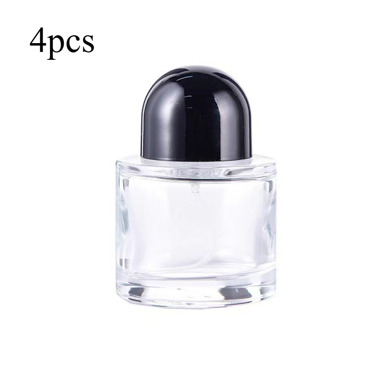 E-shop 4 Stück 30ml Sprüh-Parfümflaschen, leere Parfümflaschen, Flüssigglasflaschen, tragbare Parfümflaschen, Druck-System-Kleinflaschen