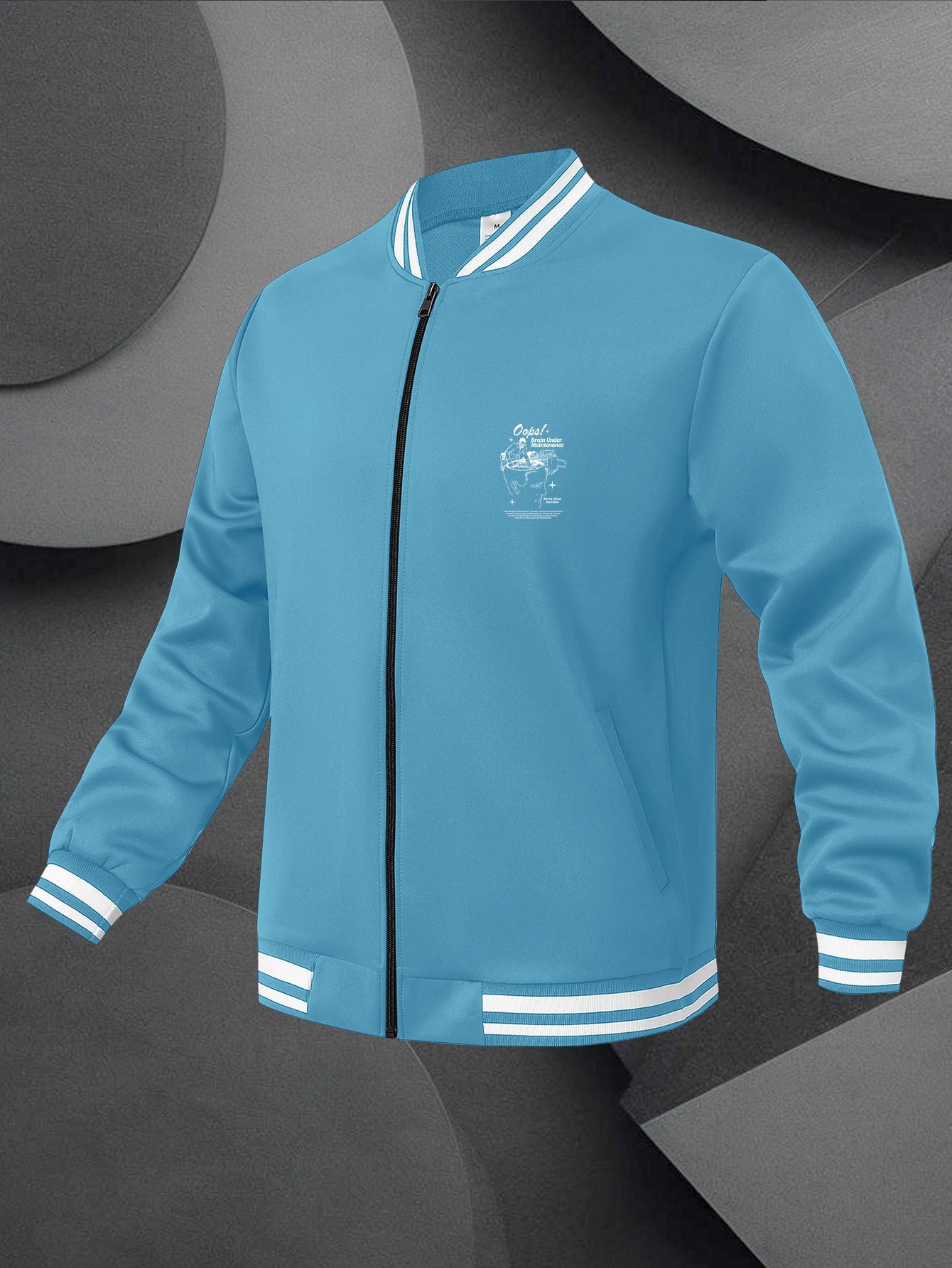 Men S Fashion Trendy   Collar Jacket with   by  ., Smoypi Design, Smoking Coat,   For Men, Blue   For Men