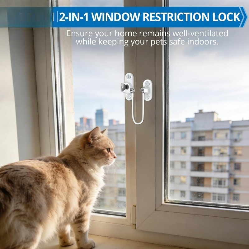10pcs Window Locks for Security and Safety
