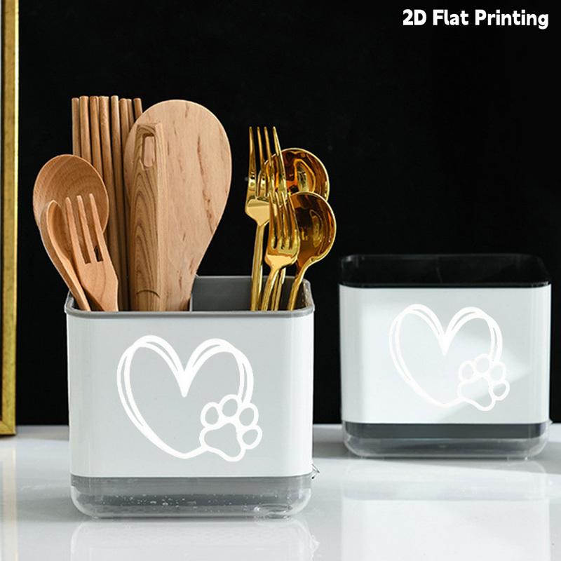 TEMU Christmas Thanksgiving 1pc, Modern Multi-tier Storage Shelves, Featuring A Heart-shaped Dog Paw Print Design, Detachable Racks With Drainage