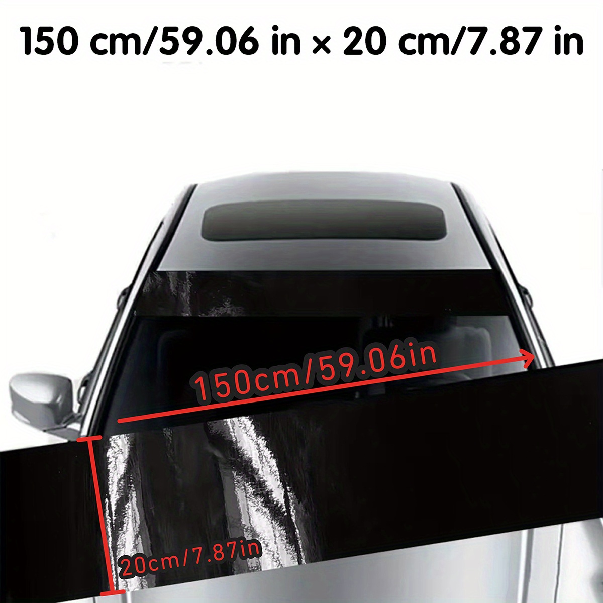 Car Windshield Sticker Uv Protection Privacy Window Film For Car Front Glass