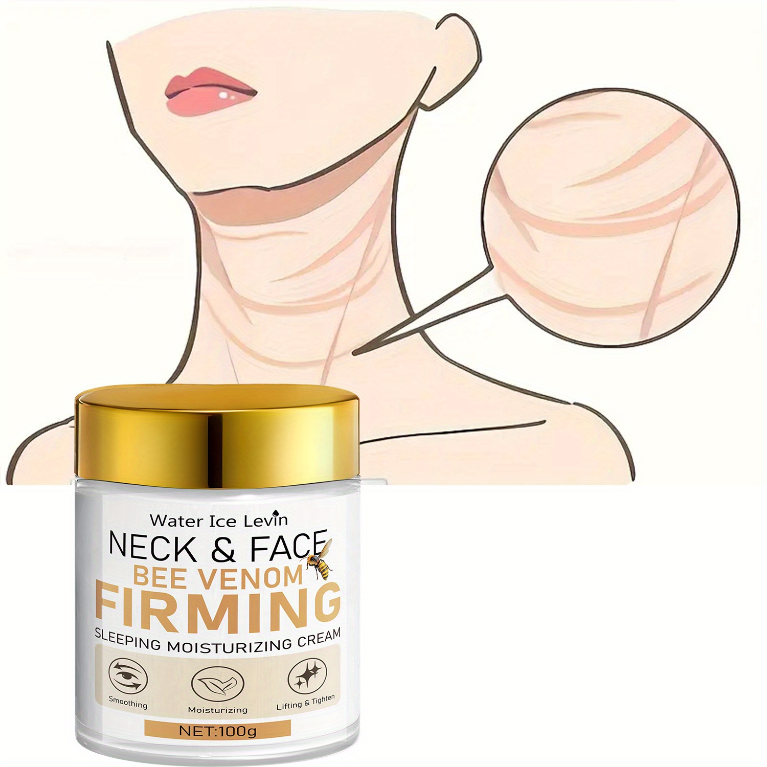 TEMU Facial Skin Cream, Rich In Collagen, Hyaluronic Acid, Niacinamide, Moisturizes And Hydrates, Brightens And Resists Dullness, Tightens The Skin,