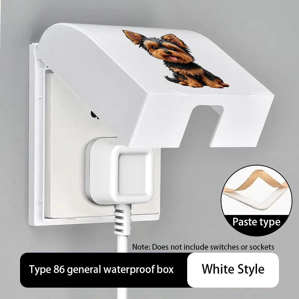 Yorkshire Terrier Outlet Cover, Cute Dog Design