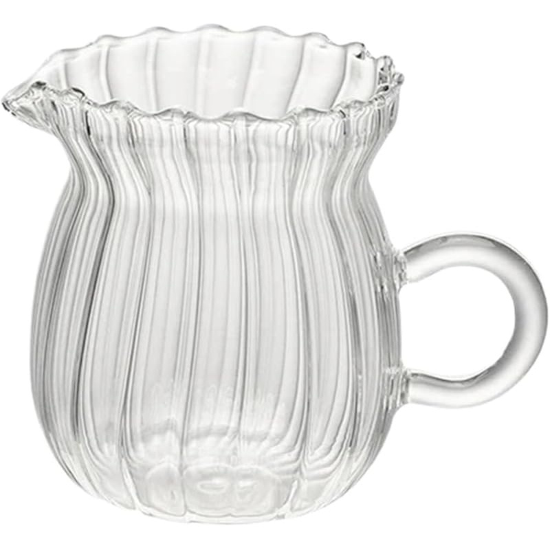 Glass Teapot Transparent Handle Coffee Cup Coffee Pot Espresso Measuring Cup(500ml)