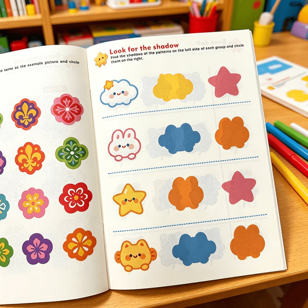 Find The Same Matching Activity Early Learning Workbook