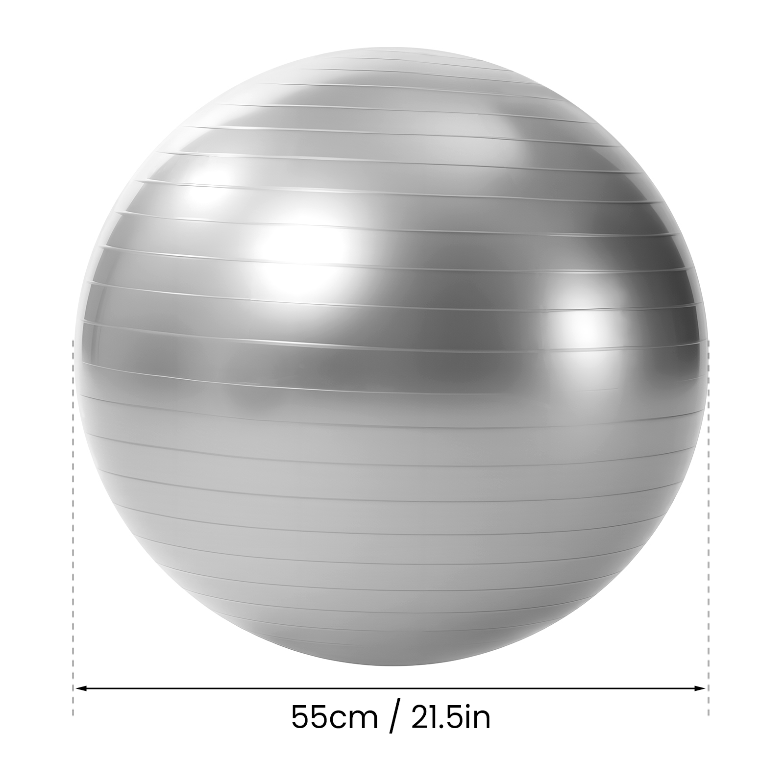 TEMU 55/ 65/ 75cm Yoga Ball Red With Pump Yoga Ball Exercise Ball Sensory Equipment Yoga Training, Exercise Equipment, Ball For Pregnant, Ball For