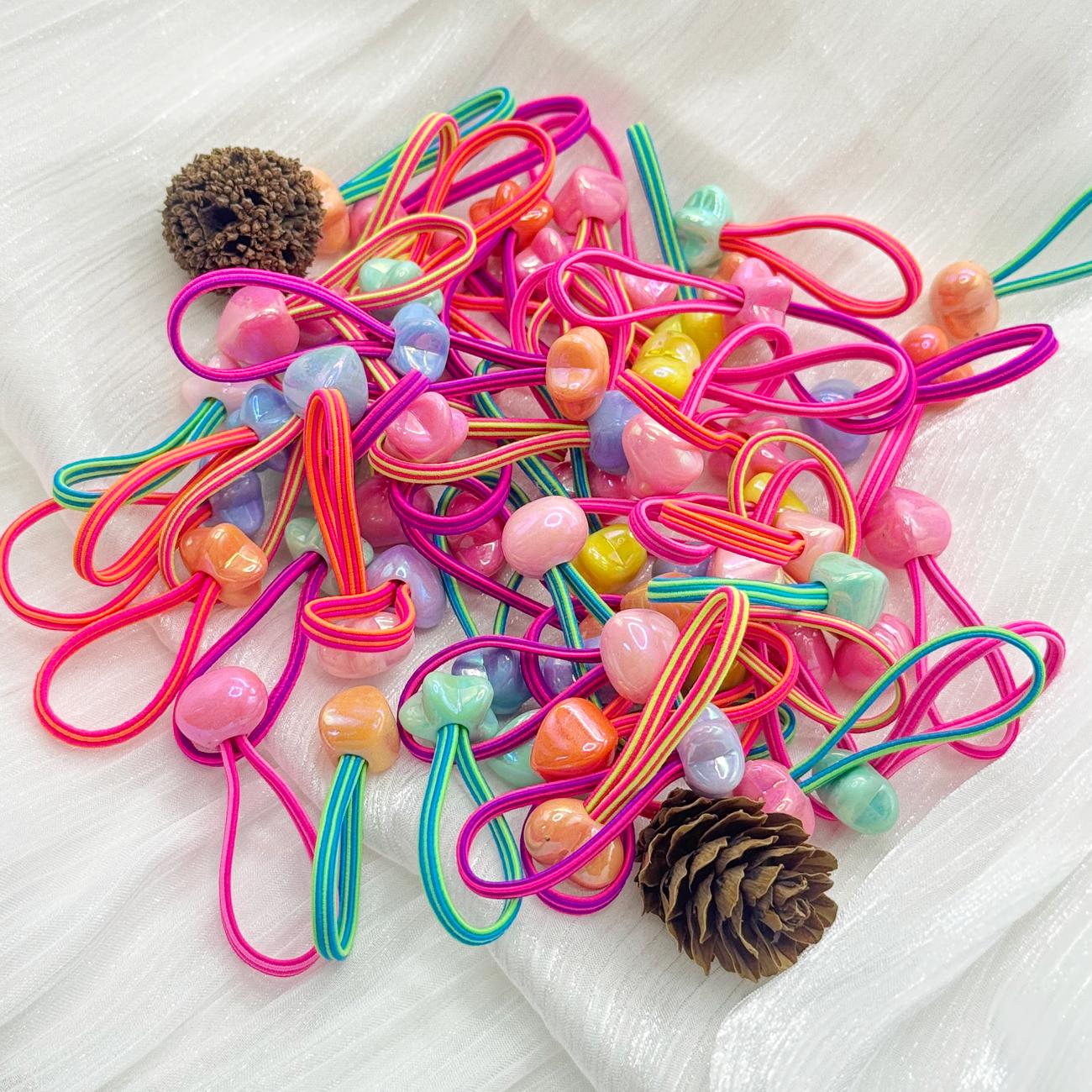 5 15 35 55pcs single head small hair rope hair tie ball - Temu Qatar