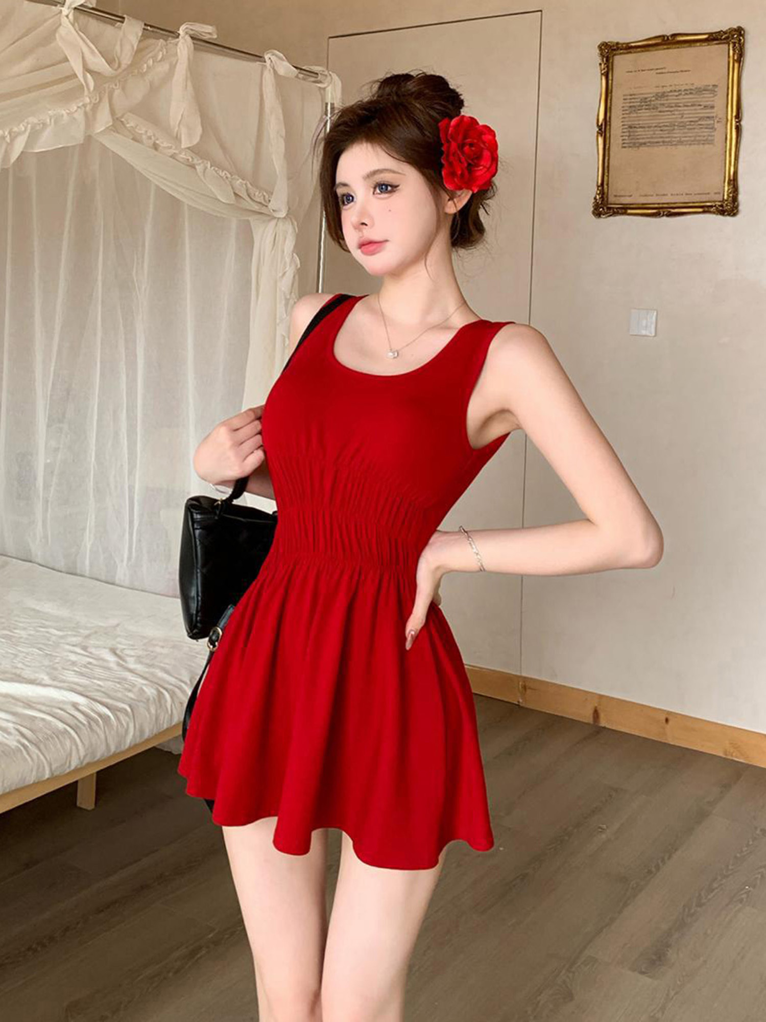 open lace back dress Womens Satin Open Back Dress