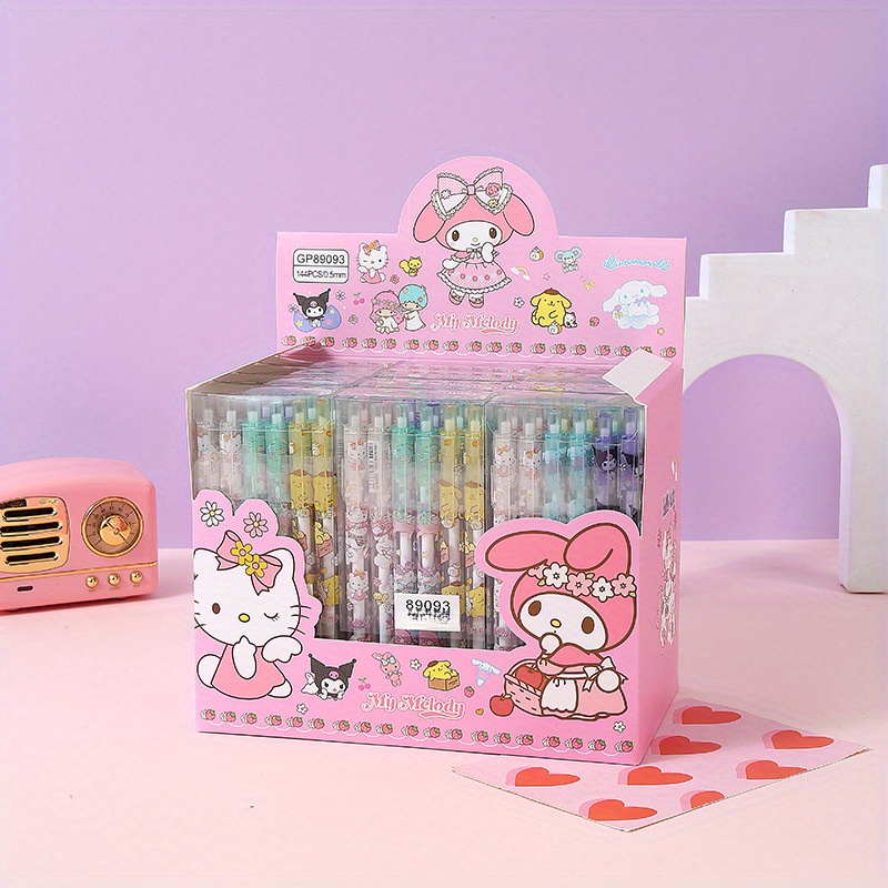 back to   144pcs 0 5mm cartoon cute       pen exquisite push action pen office signature pen stationery holiday neutral pen gifts Product details 4