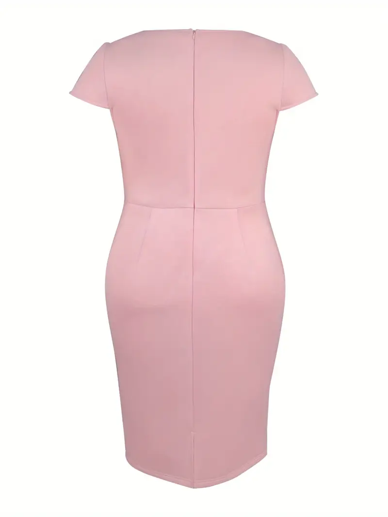 plus size womens elegant pink bodycon evening dress 3d - Temu Mauritius plus size womens elegant pink bodycon evening dress 3d - Temu Mauritius
