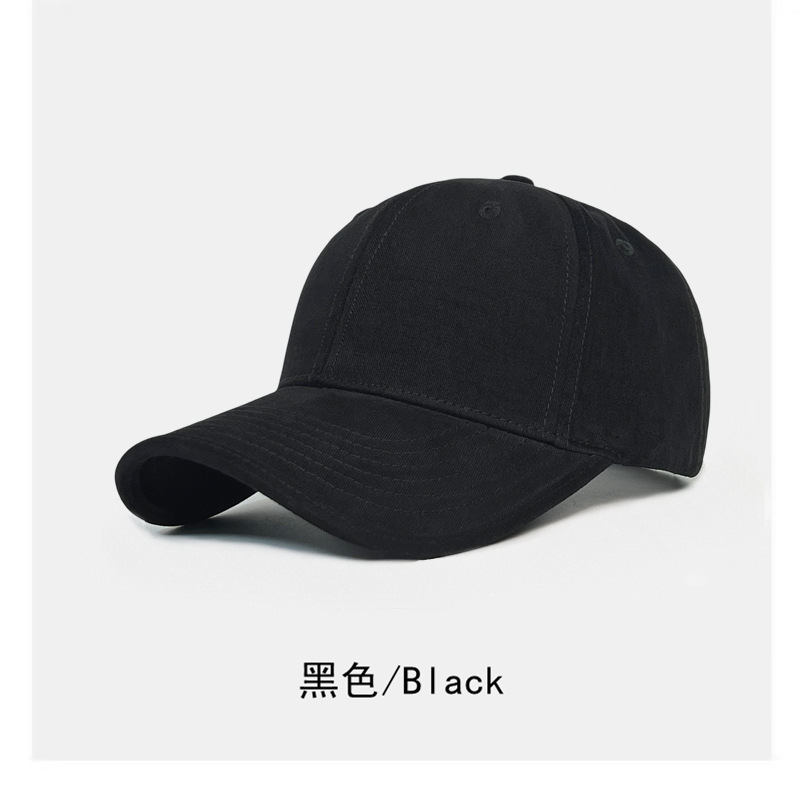 TEMU 【高品質】大型つばのブラッシュドベースボールキャップ｜無地日焼け止め、ダックビルキャップ卸売、フィット感、リネン素材、オール対応