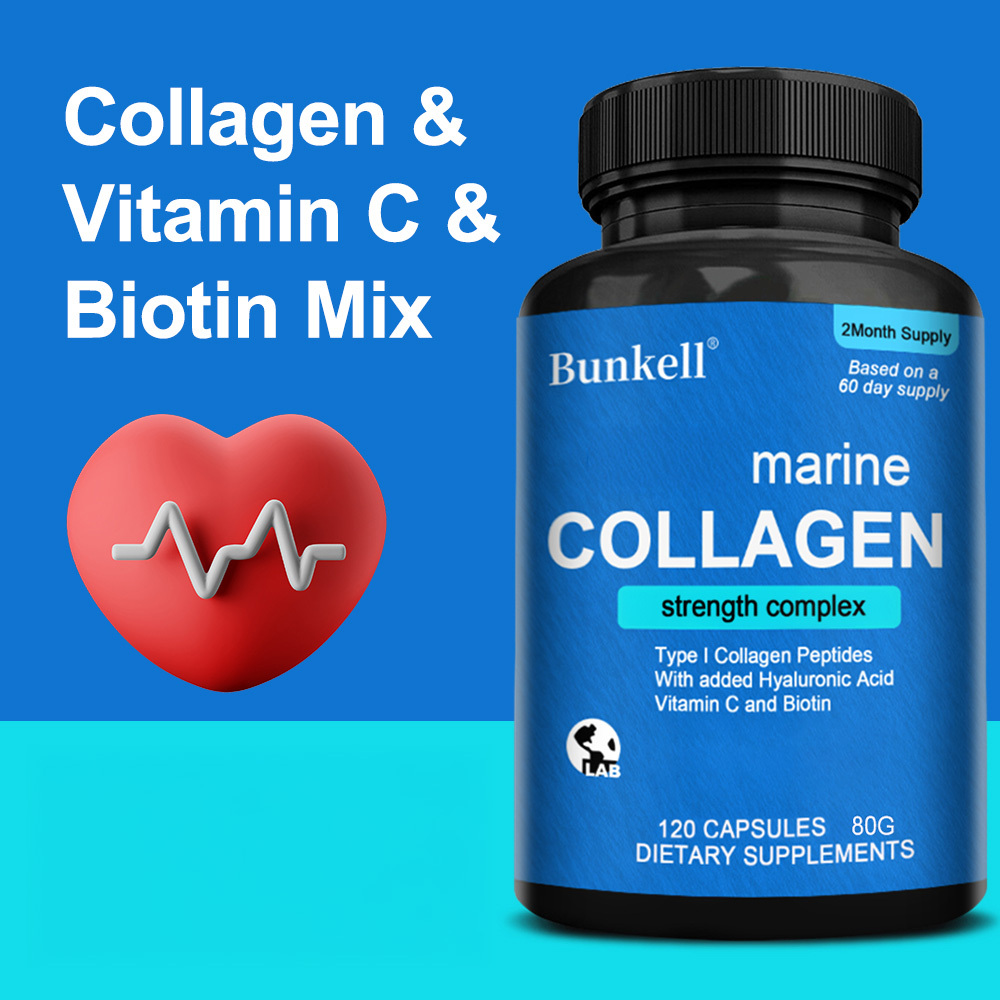 Marine Collagen Supplement with Vitamin C and Biotin