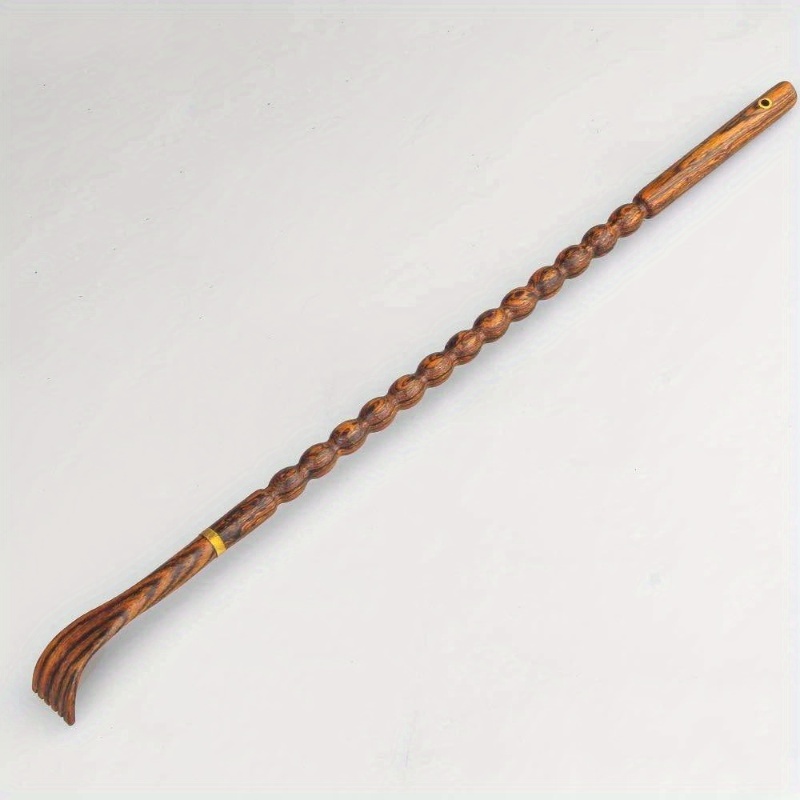 natural bocote wood back massager itching, long sturdy back scratchers, body relaxation massager, back massage tool, spine   stretcher, lower back massager, massage tool back, spine support, durable tool, handcrafted massager, handcarved massager,   wood, office workers, home Product details 4