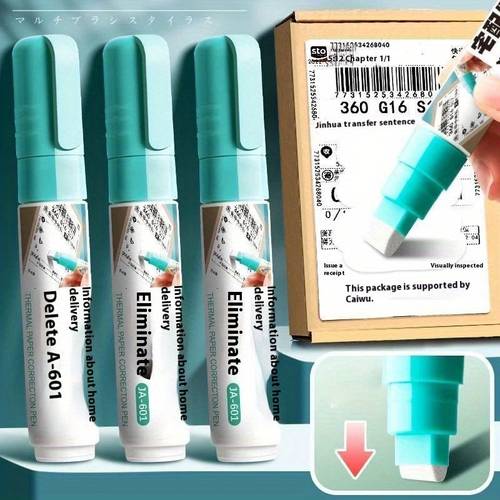 12ml extra large capacity secure privacy protection eraser white tip bill information disappear tool for credit apply cards phone shipping labels