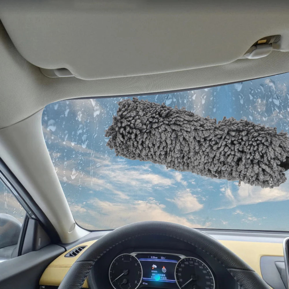 Universal Car Duster Brush Made of Soft Microfiber for Cleaning And Polishing Dirt And Dust from Vehicles