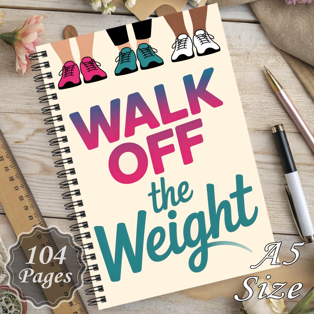 TEMU 1pc Weight Loss Spiral Notebook Journal For Tracking Progress, Body Measurements, Weight Loss, And Fitness Goals. Features A Spiral Bound Cover