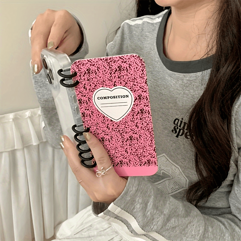 splash ink pattern creative flip notebook phone Temu Kuwait