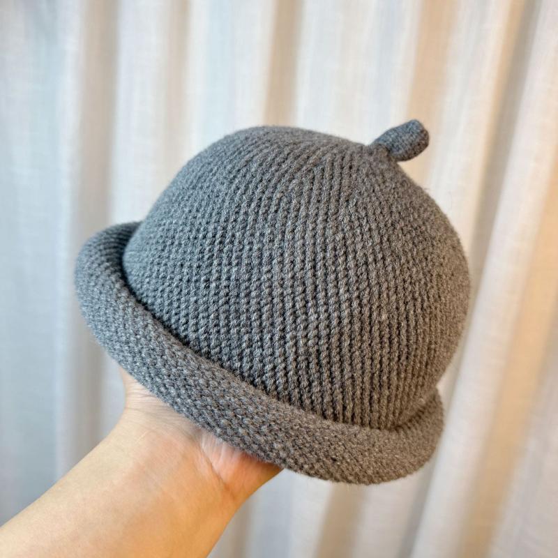 TEMU 1pc Vintage Knitted Winter Hat - Warm And Breathable Round-top Hat, Suitable For Daily Wear, Outdoor Activities, Holidays, And As A Gift -