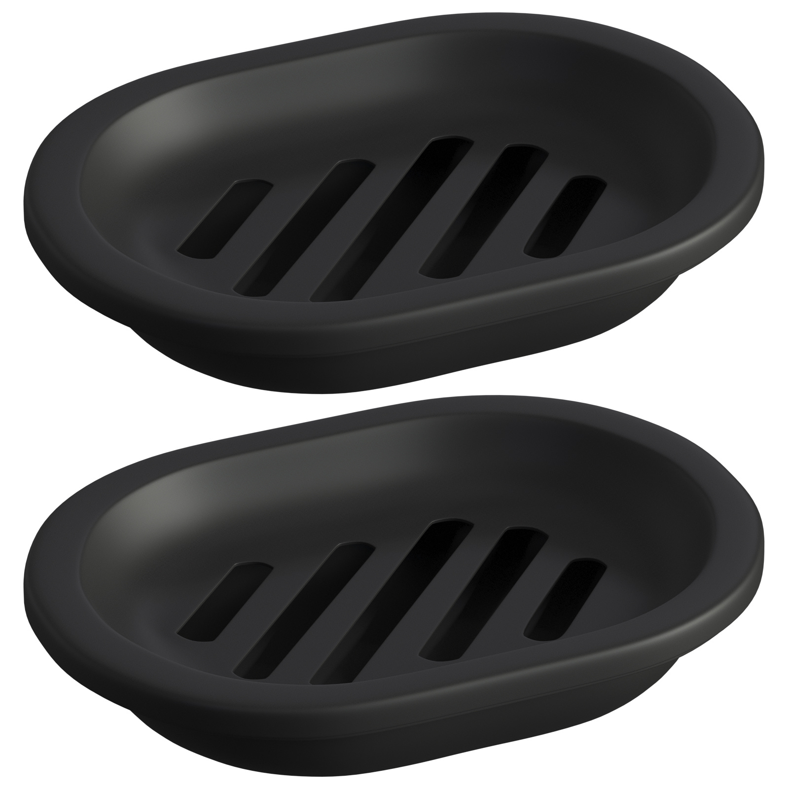 TEMU Double-layer Soap Dish With Drain. Slotted Top Soap Dry And Prevents Soap. Non-slip Design, Easy To Clean. Perfect For Bathroom, Kitchen Sink,