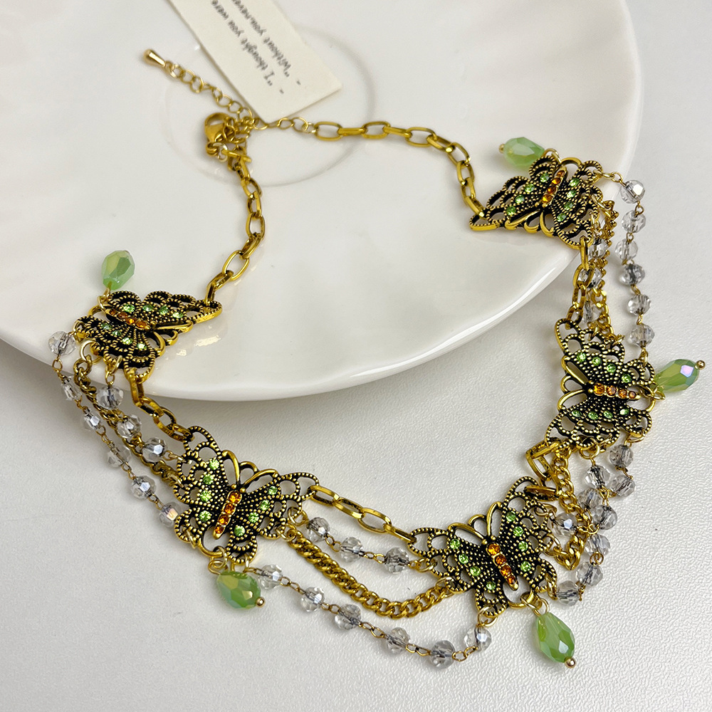 TEMU Necklace Female Texture Clavicle Necklace