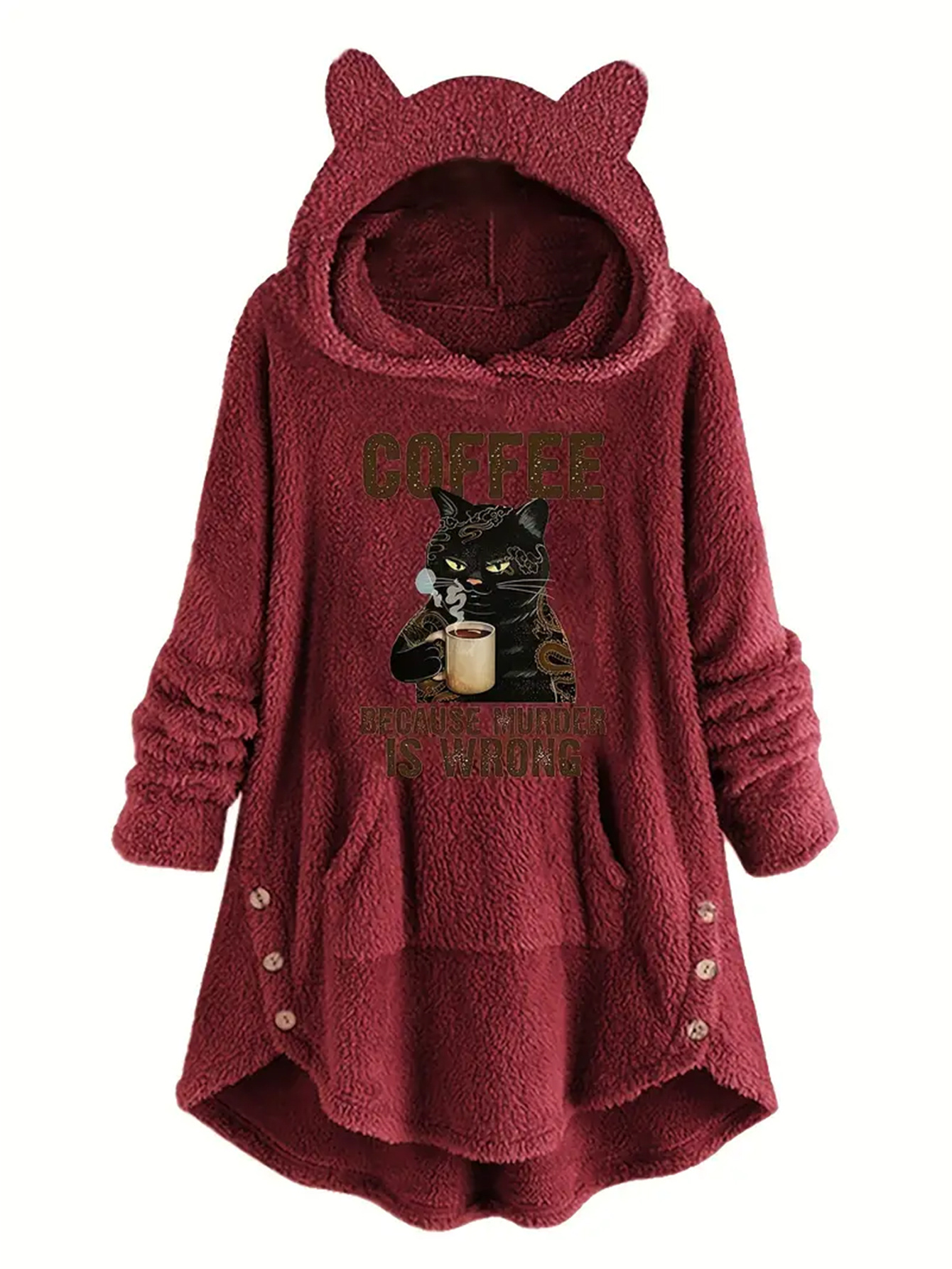 cat ear hoodie sold on Temu United States cat ear hoodie sold on Temu United States