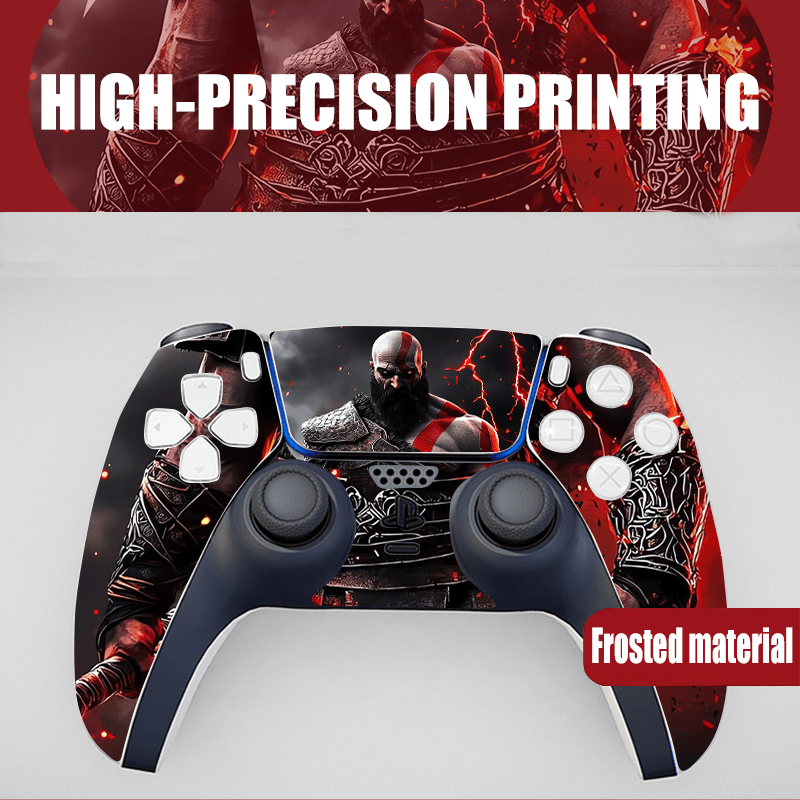 2pcs Stickers pour Manette Sony PlayStation 5 - Couverture Complète, Finition Mate Anti-Traces de Doigts & Anti-Rayures, Compatible avec PS5/Elite Edition, Protection Manette, Accessoire Gaming, Accessoires Gaming, Articles Gaming, Bricolage Gaming