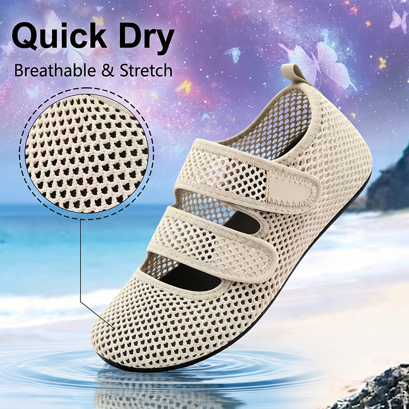 TEMU Women's Plus Size Wide Fit Casual Sneakers, Casual Wading Shoes, Designed To Avoid Toe Compression. Ideal For With Wide Feet, High Insteps, Or