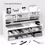 Top pickLocalLarge-Capacity Foam Storage Shelf with Multi-Partition Dividers - Space-Saving Bookcase & Desk Organizer Suitable for Books, Office Supplies, Files - Assembly, Compact Shelving UnitOpen in new tab.