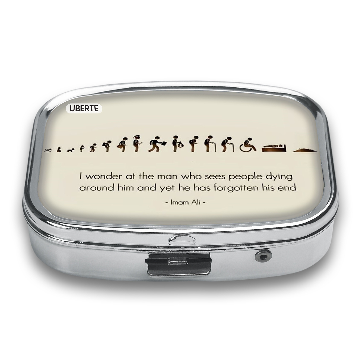 Compact 2 Compartment Pill Box Organizer
