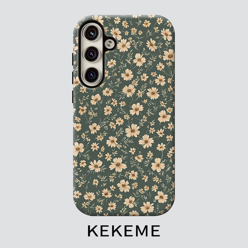 TEMU Phone Case - Kekeme Daisy Film 2-in-1 Case For Galaxy S26 S25 S24 S23 S22 S21 S21  S21 Fe Edge S20 A15 A16 A17 A23 A32 A34 A35 A36 A52 A53 A54