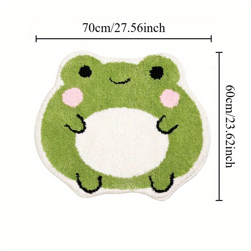 TEMU Tappeto in 1000G X 10Mm con Motivo a Rana, Tappetino Decorativo Minimalista e per Camera da Letto, Tappeto e Soffice per Soggiorno, Tappeto