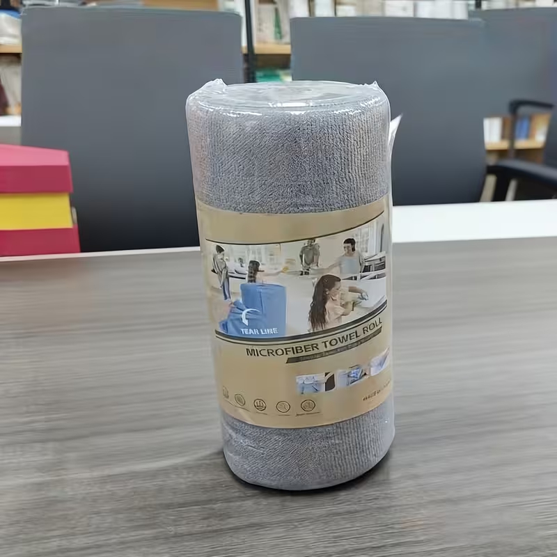 E-shop 40 Blätter/2 Rollen wiederverwendbares Mikrofaser-Reißrollen-Reinigungstuch – Hochsaugfähiger, langlebiger maschinenwaschbarer Küchenlappen,