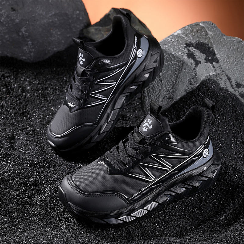 Men's Casual Sports Shoes with Thickened Wide Toe Design