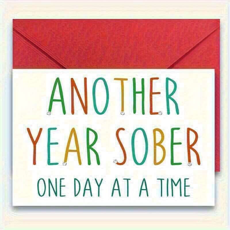 TEMU 1 Greeting Card + 1 Envelope. Alcohol-free Celebration Card - 1pc, Sobriety Greetings For Men And Women, Includes Envelope, Anniversary Gift,