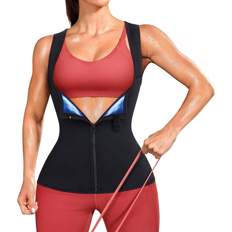 Temu waist trainer women sauna suit sweat vest