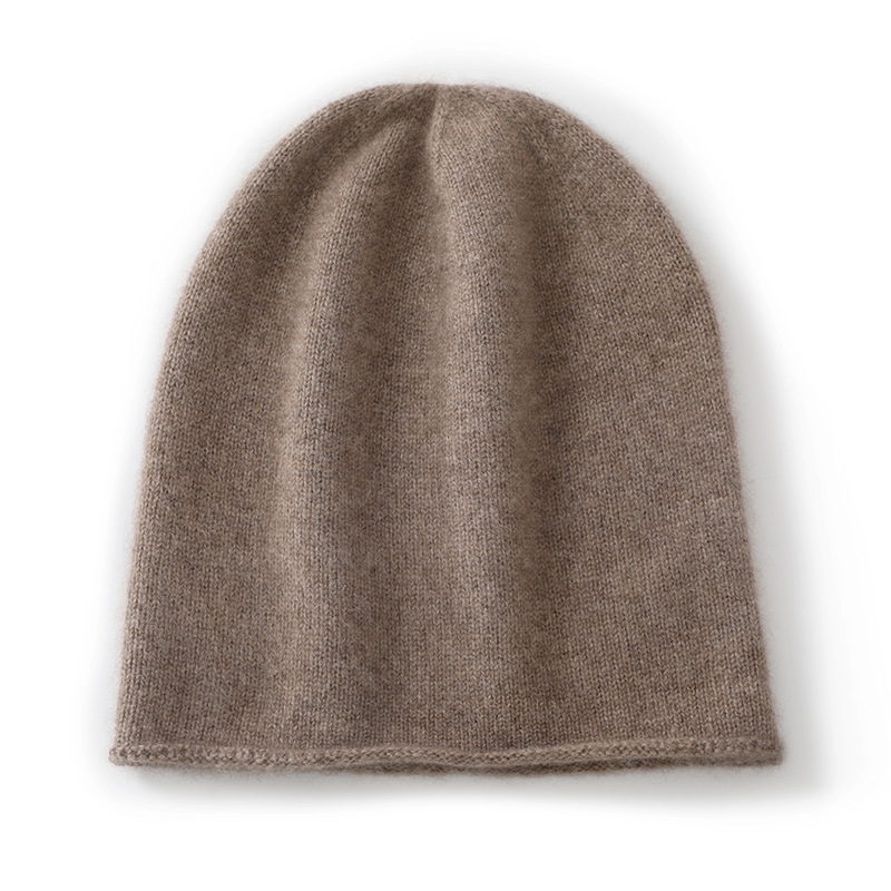TEMU And Skin-friendly Hat With Cashmere Rolled-edge, Slouchy Style, And Multiple Wearing Options