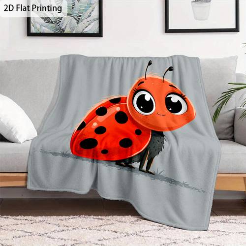 copripiumino con stampa 2d - dei , grandi ed , sfondo - con macchie nere e in peluche , stile e infantile, per decorazioni domestiche, regali, picnic primaverili