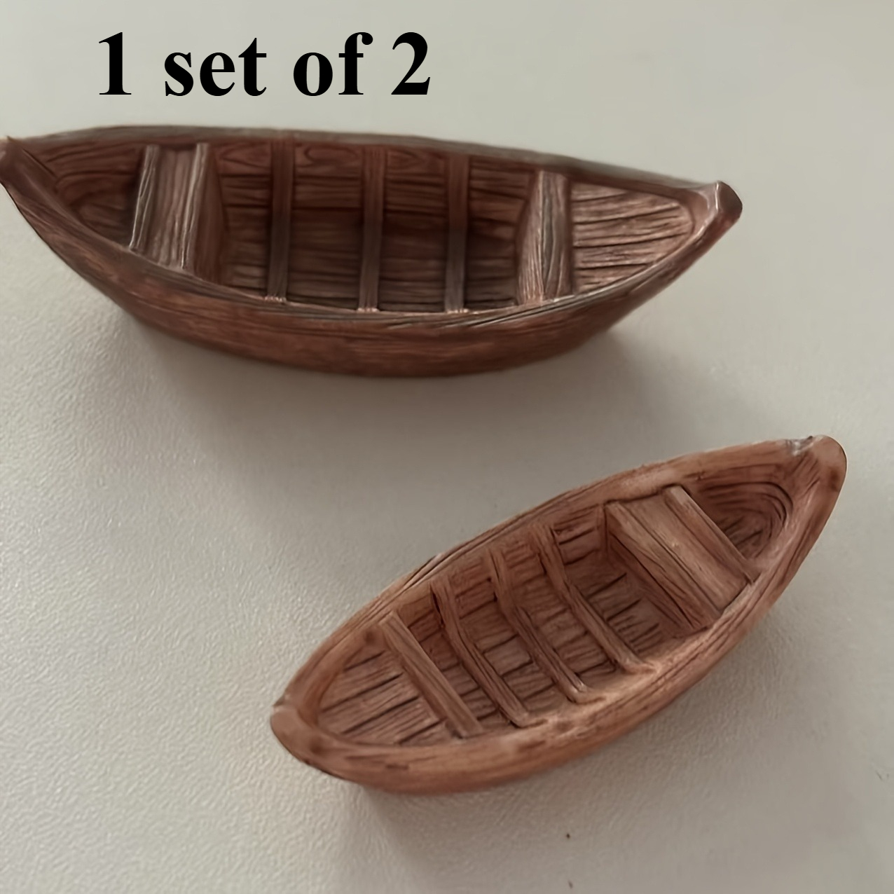 TEMU 1 Set de 2 Mini Barcos - Set de Barcos Flotantes Realistas con Diseño de , Adecuado para Bañeras, Piscinas, Acuarios - Compatible con de y /Uso